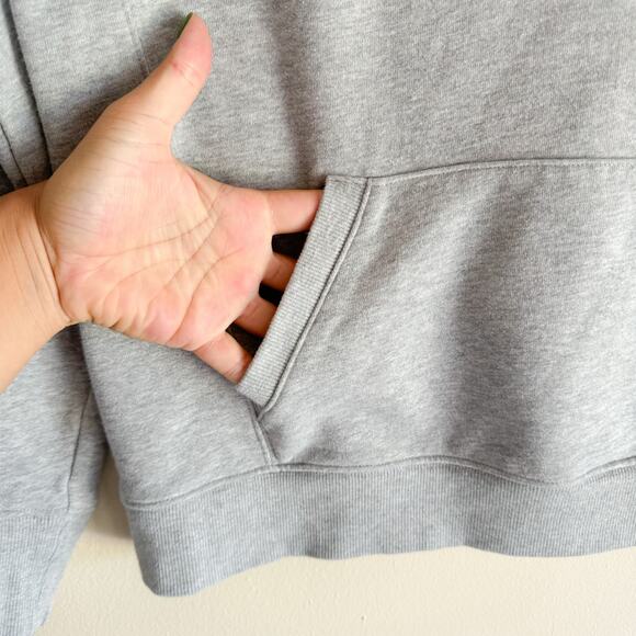 Champion Grey Harvard Hoodie Hooded Sweatshirt - Medium - Picture 2 of 6